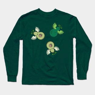 Kawaii Avocado Angels Long Sleeve T-Shirt